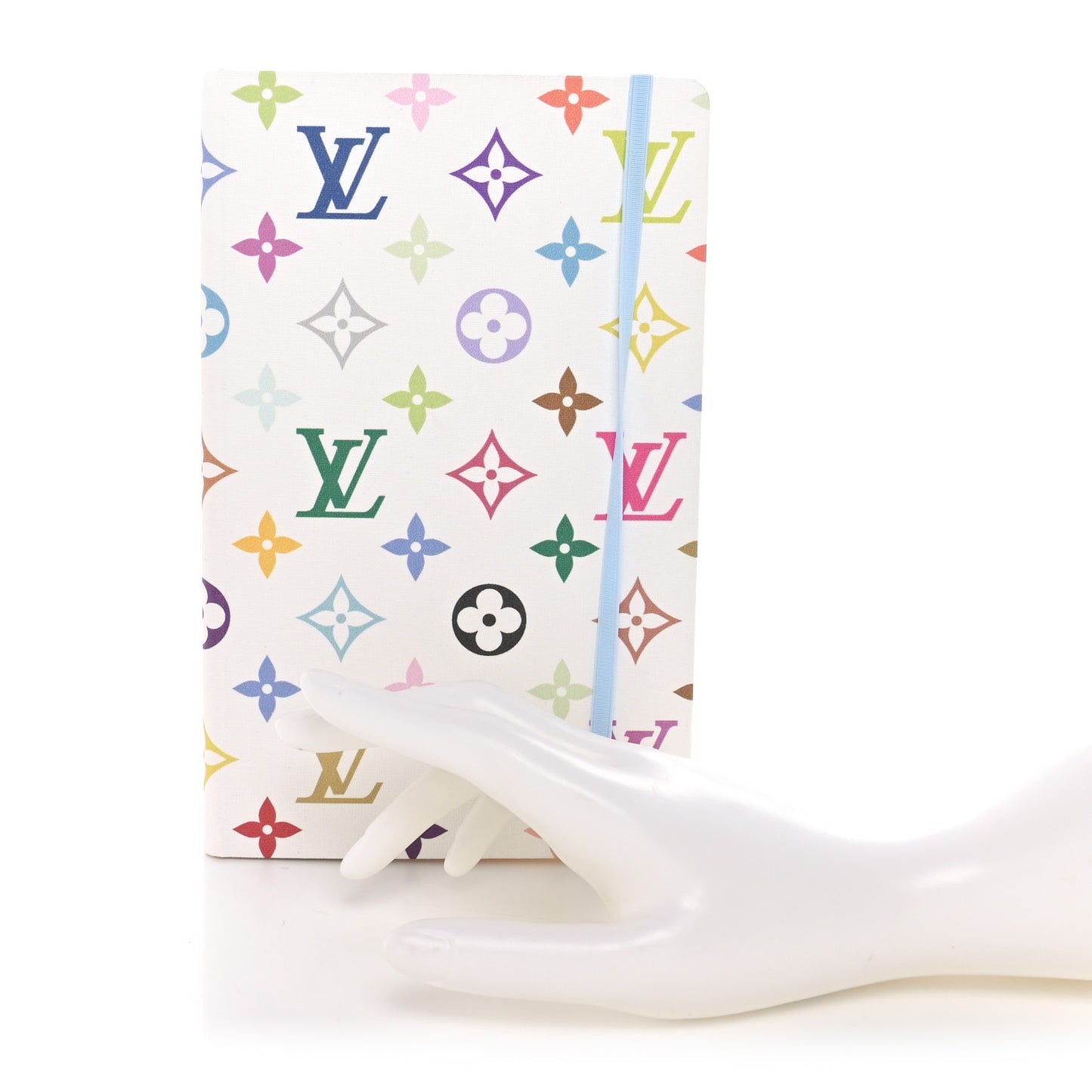 LV x TM Monogram Multicolor Jane Notebook MM White