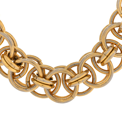 Chanel Metal Coco Chanel Link Short Necklace Gold 4 of 7