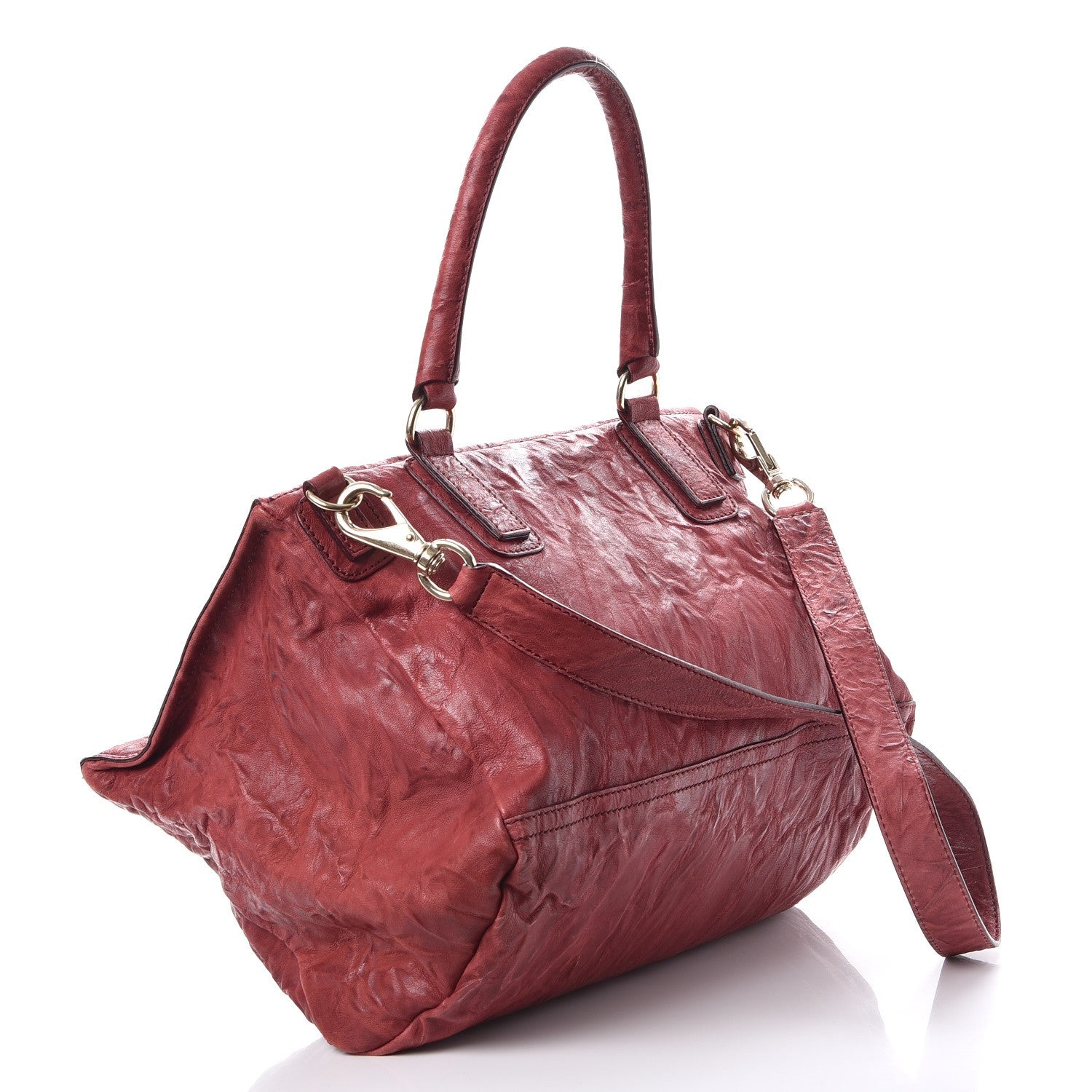 Givenchy Tumbled Sheepskin Large Pandora Red 4 of 9