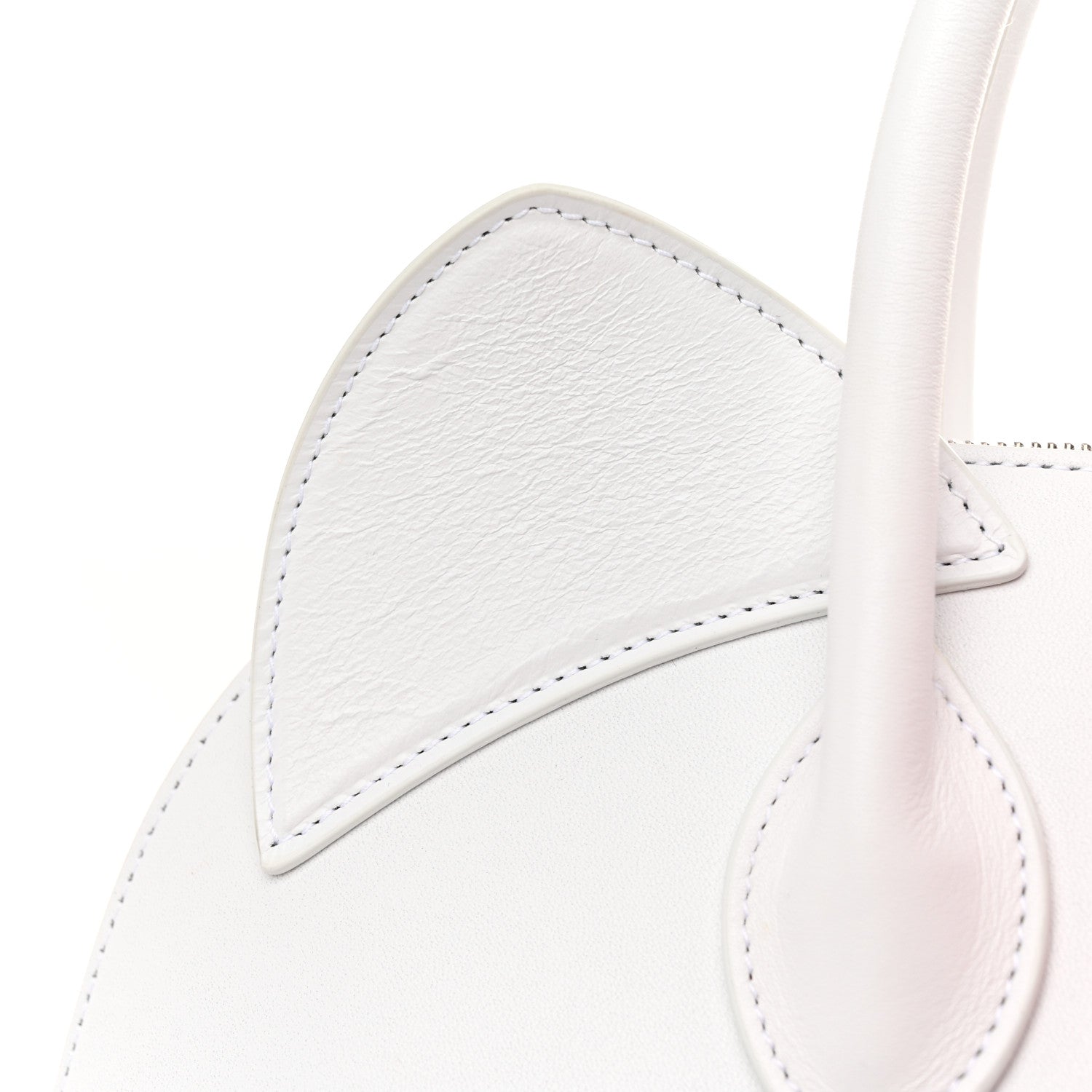 Balenciaga Calfskin Hello Kitty M Ville Top Handle Bag Optic White 12 of 12
