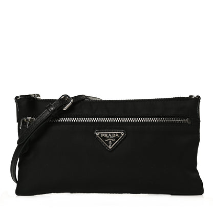Prada Tessuto Nylon Crossbody Black 1 of 9