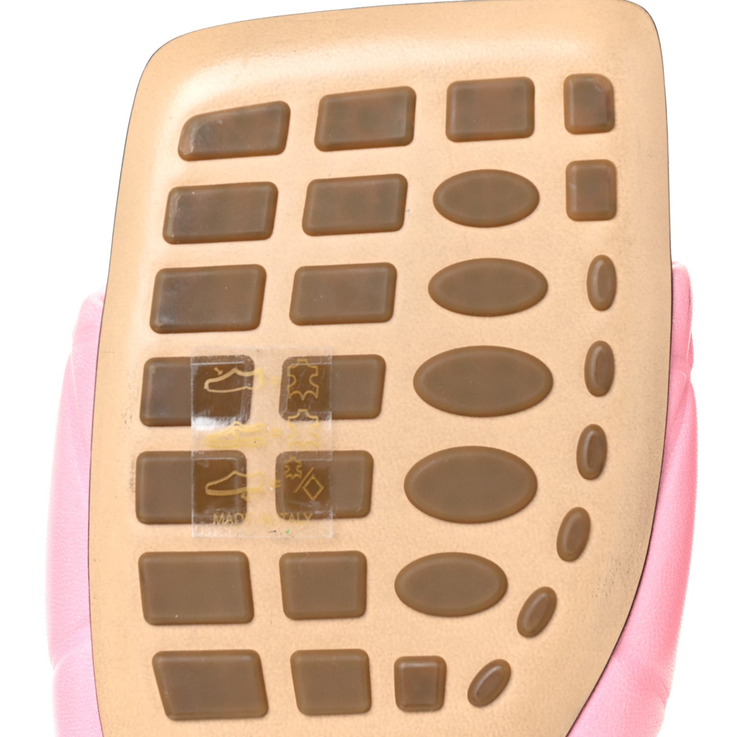 Nappa Quilted Rubber Lido Flat Sandals 35.5 Blossom