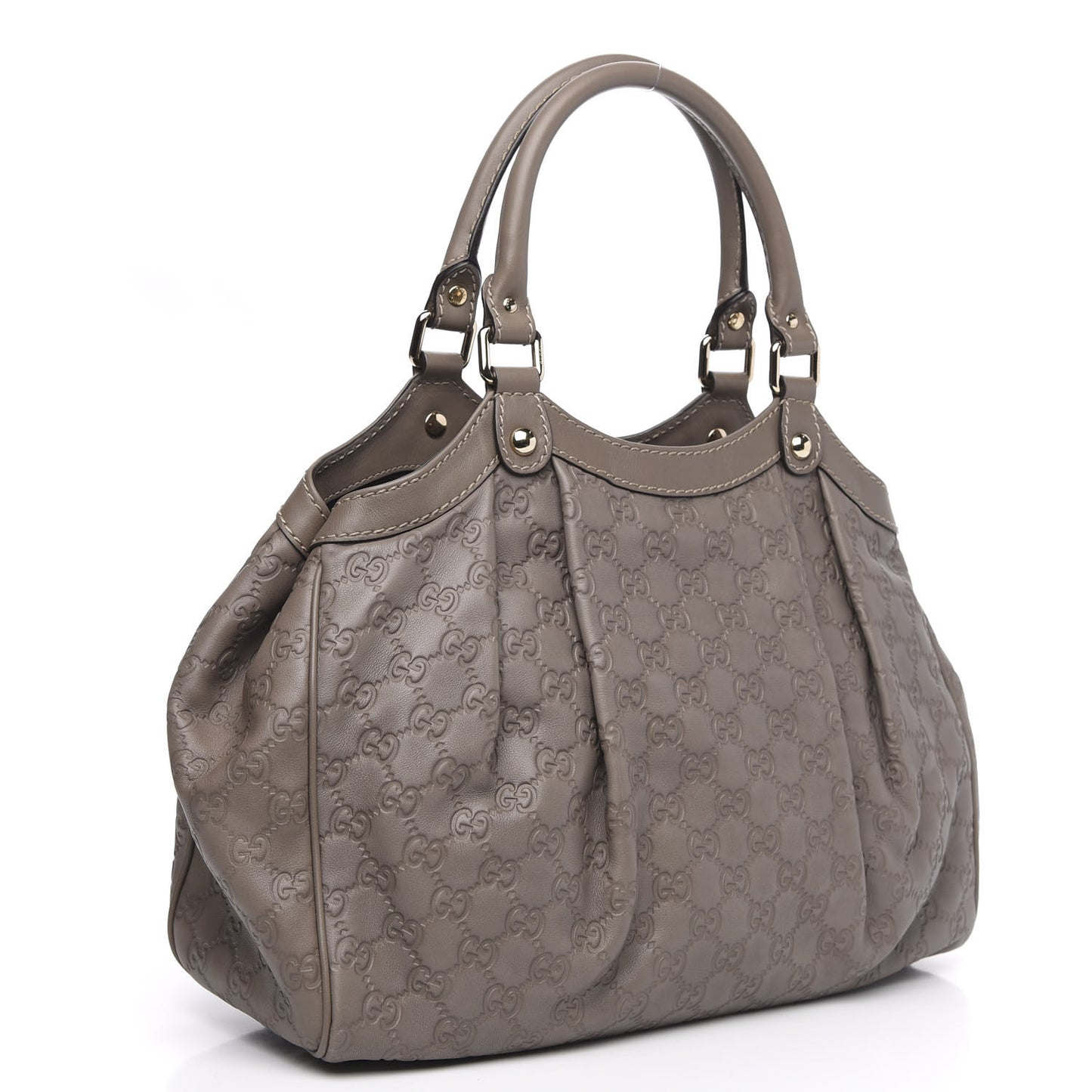 Guccissima Medium Sukey Tote Taupe