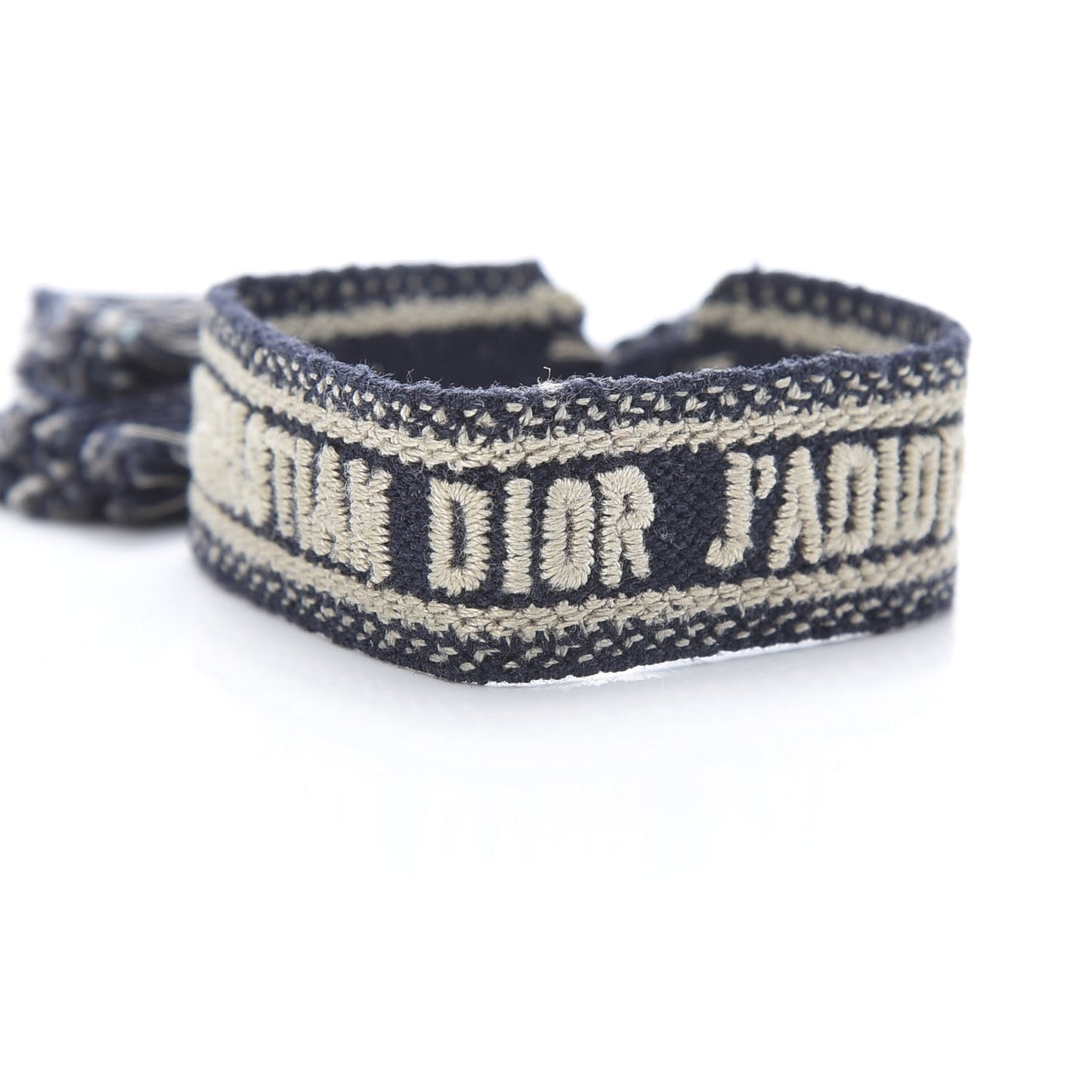 Woven Cotton J'Adior Friendship Bracelet Set Navy