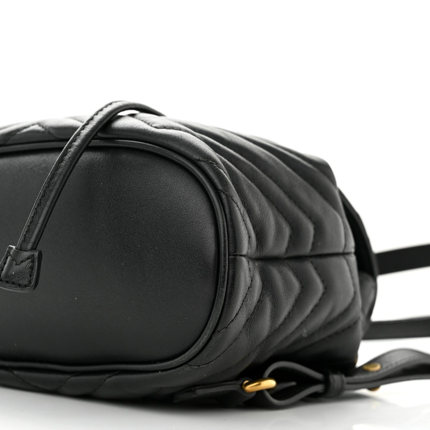 Calfskin Matelasse GG Marmont Flap Backpack Black