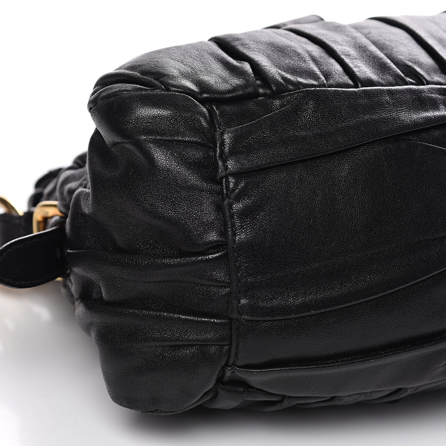 Prada Nappa Gaufre Shopping Satchel Black 8 of 13