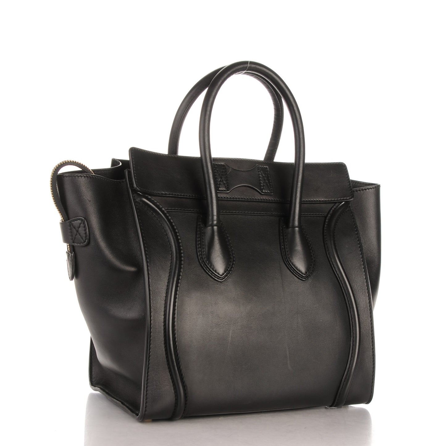 Smooth Calfskin Mini Luggage Black