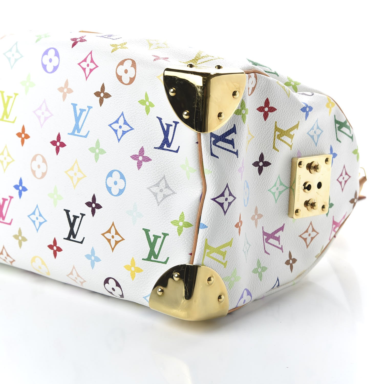 Louis Vuitton Monogram Multicolor Speedy 30 White 7 of 8