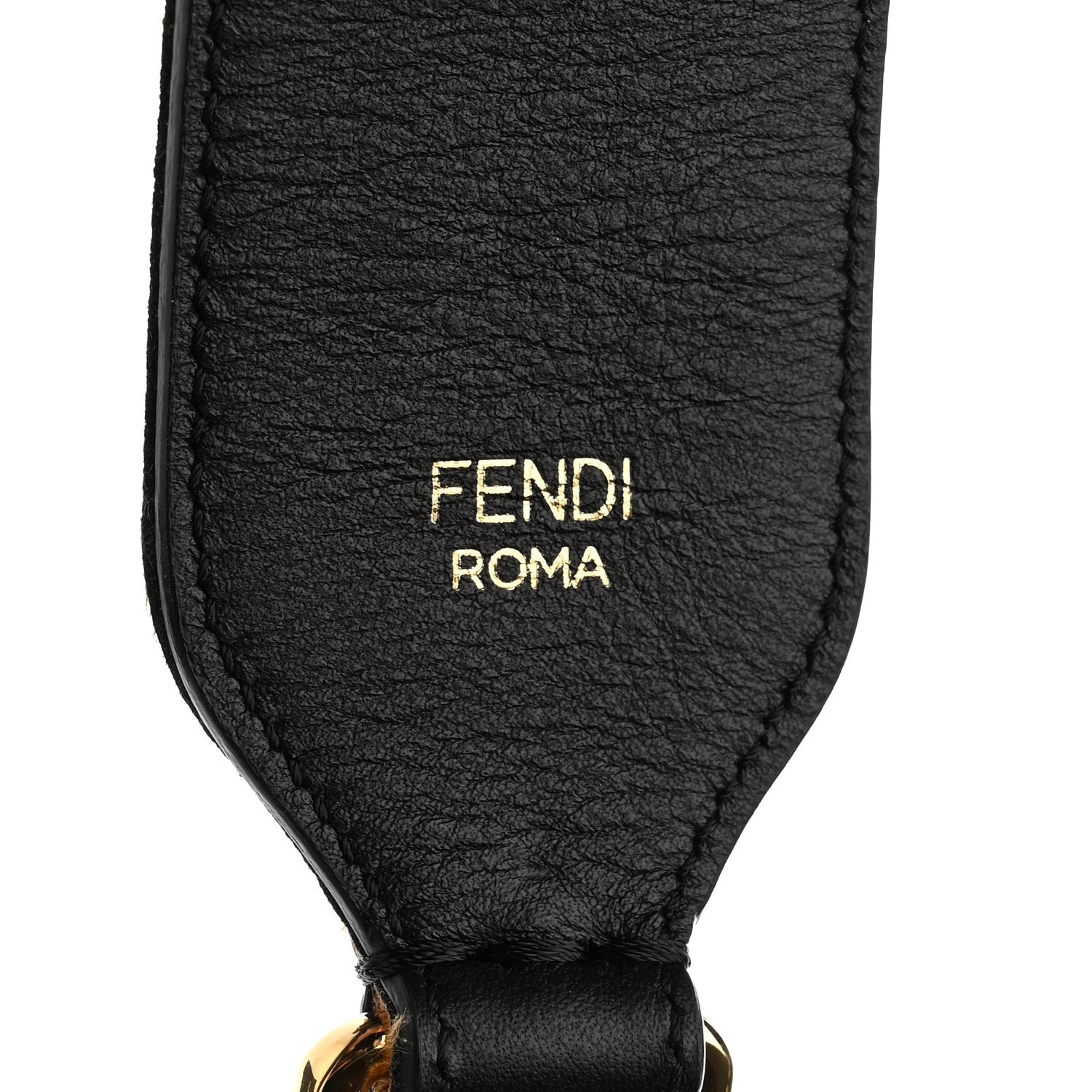 Fendi Velvet Tapestry FF Strap You Tobacco 3 of 5