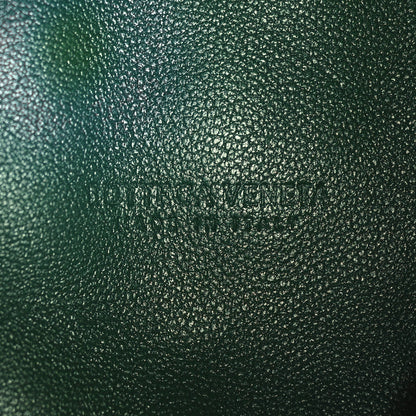 Bottega Veneta Nappa Strass Drawstring Pyramid Pouch Green 6 of 10