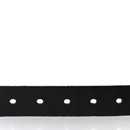 Saint Laurent Calfskin Monogram Cheyenne Belt 75 30 Black 7 of 12