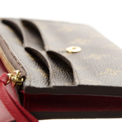 Louis Vuitton Monogram Emilie Wallet Rouge 8 of 8