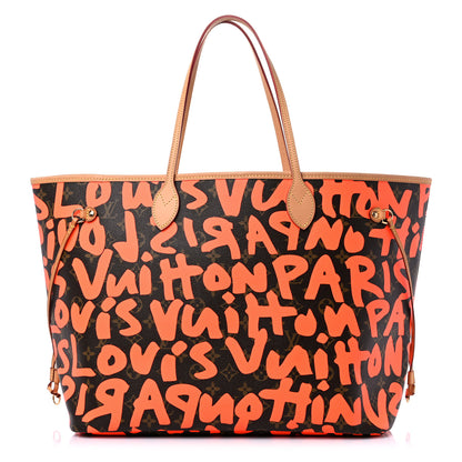 Louis Vuitton Monogram Graffiti Neverfull GM Orange 1 of 12