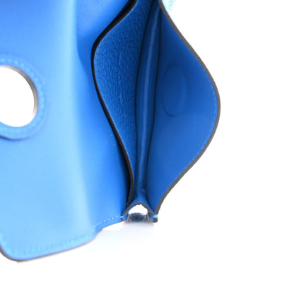 Hermes Togo Dogon Card Case Bleu France 7 of 8