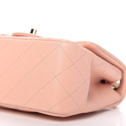Chanel Lambskin Quilted Mini Square Flap Light Pink 7 of 11