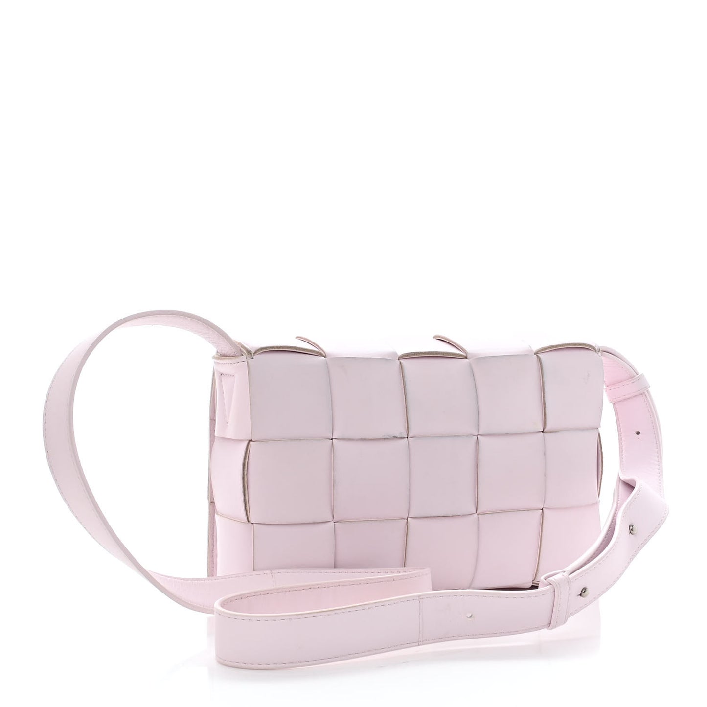 Lambskin Maxi Intrecciato Cassette Crossbody Bag Bliss Washed