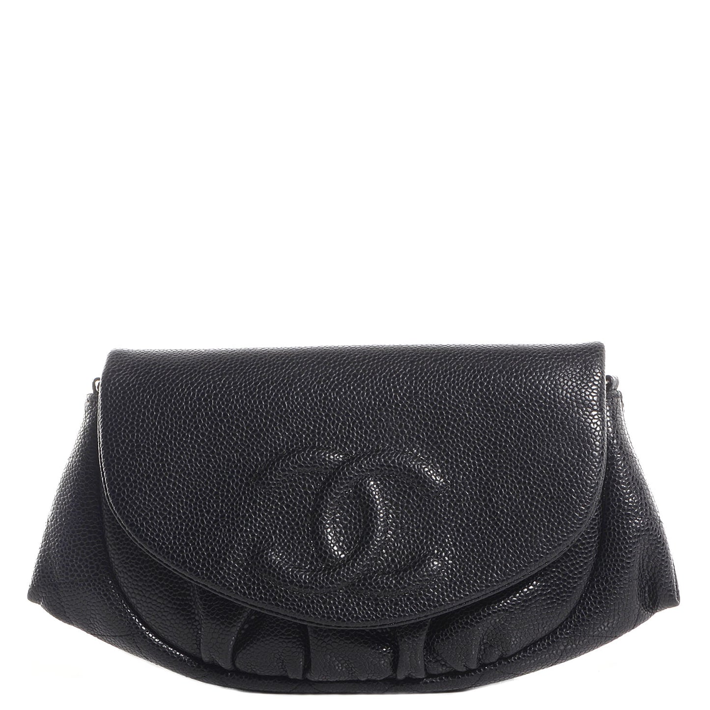 Caviar Half Moon Wallet On Chain WOC Black