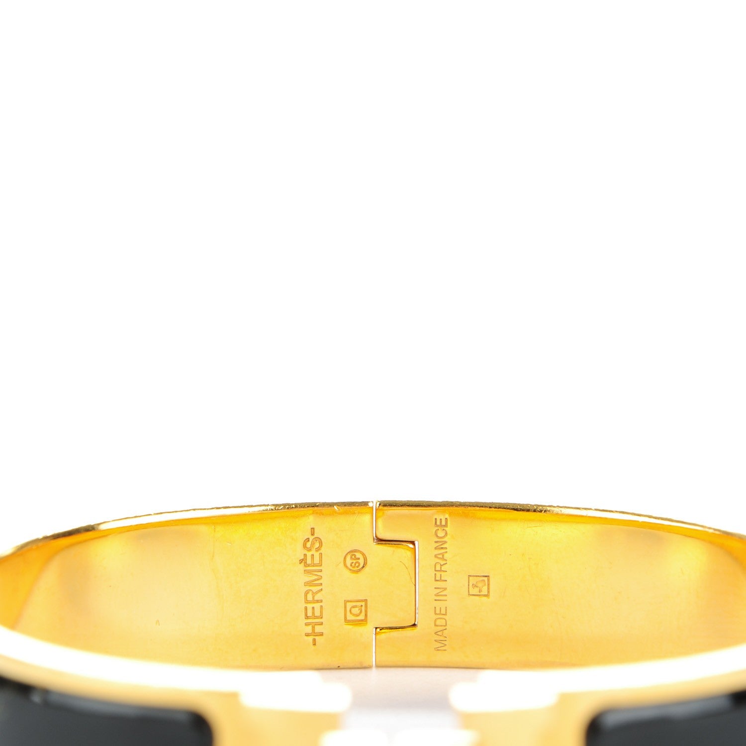 Hermes Enamel Narrow Clic Clac H Bracelet PM Black 4 of 4