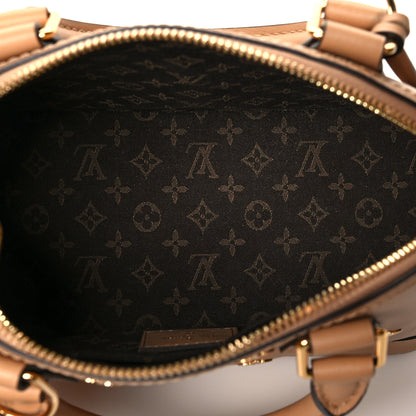 Louis Vuitton Calfskin Metal Monogram Alma BB Camel Brown 5 of 11