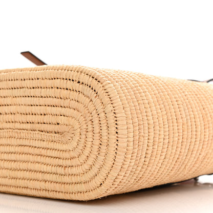 Loewe Raffia Small Square Basket Tote Bag Natural Tan 10 of 10