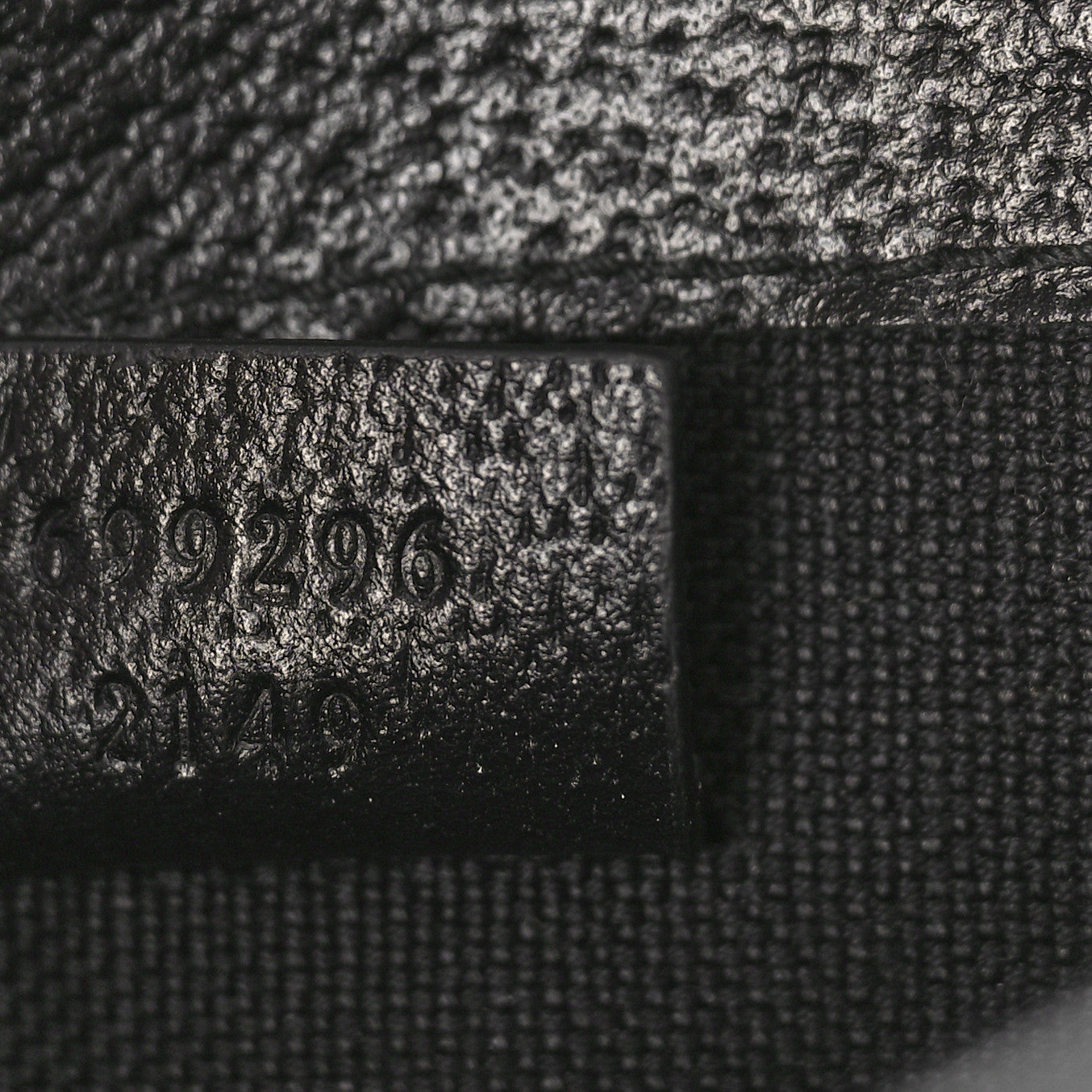 Monogram Jumbo GG Textured Dollar Calfskin Mini Horsebit 1955 Shoulder Bag Black
