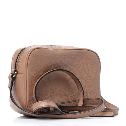 Gucci Pebbled Calfskin Small Soho Disco Bag Camelia 3 of 14
