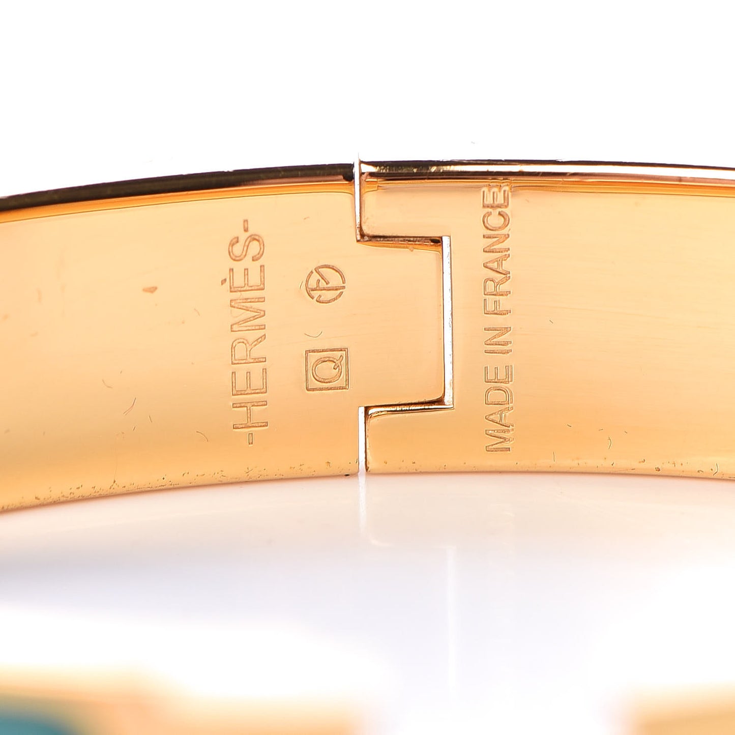 Enamel Narrow Clic Clac H Bracelet PM Vert Bleuete