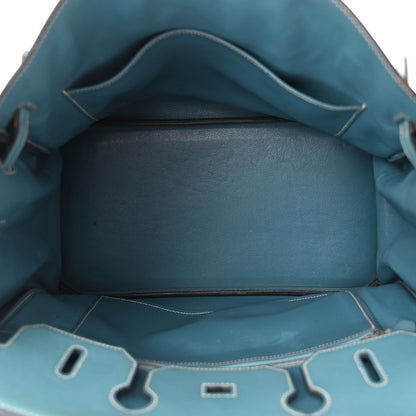 Hermes Gulliver Birkin 35 Blue Jean 5 of 17
