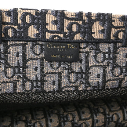 Christian Dior Oblique Medium Book Tote Blue Multicolor 8 of 10