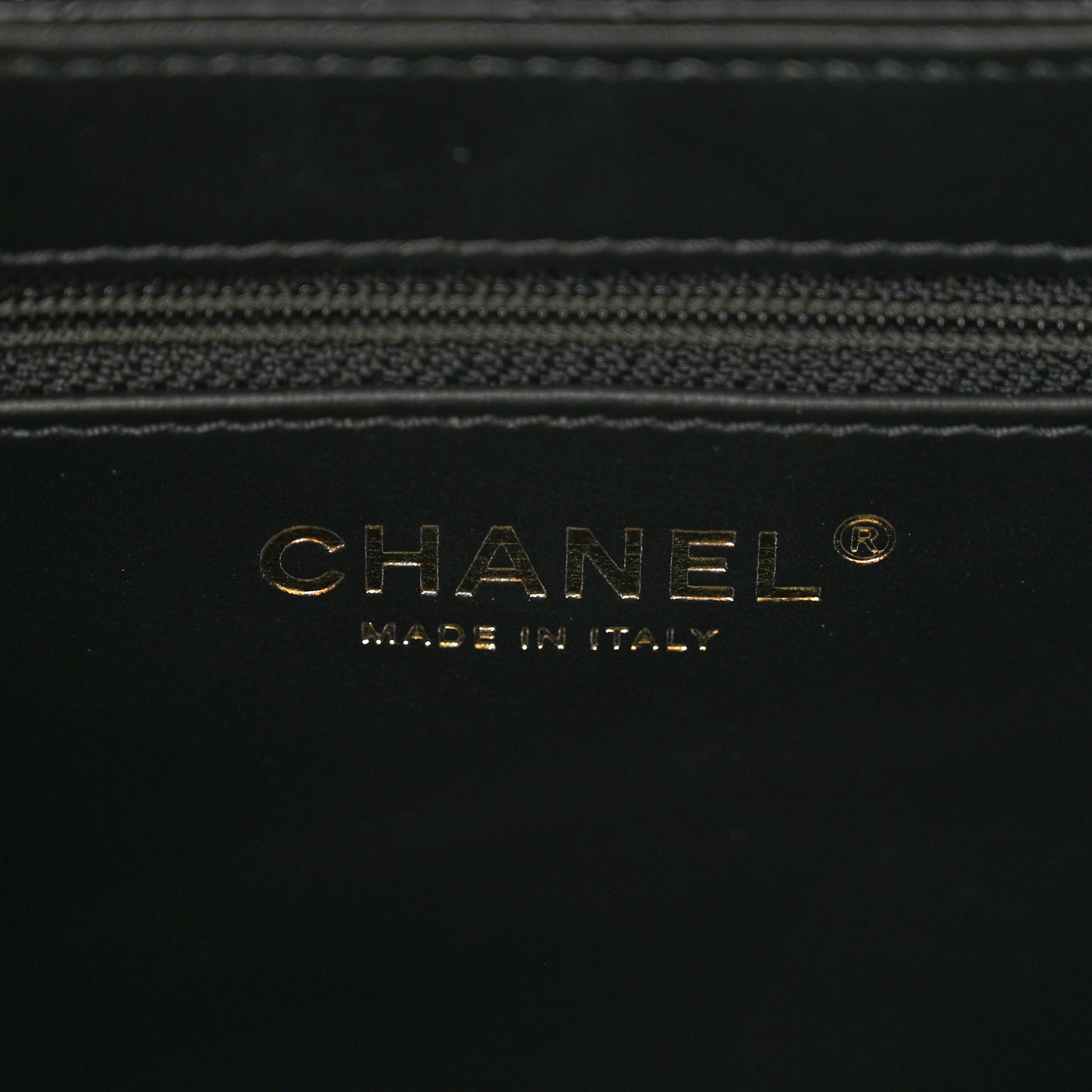 Shiny Aged Calfskin Quilted Nano Kelly Shopper Black