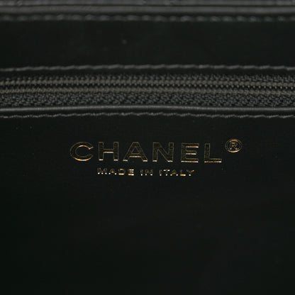 Chanel Shiny Aged Calfskin Quilted Nano Kelly Shopper Black 7 of 10
