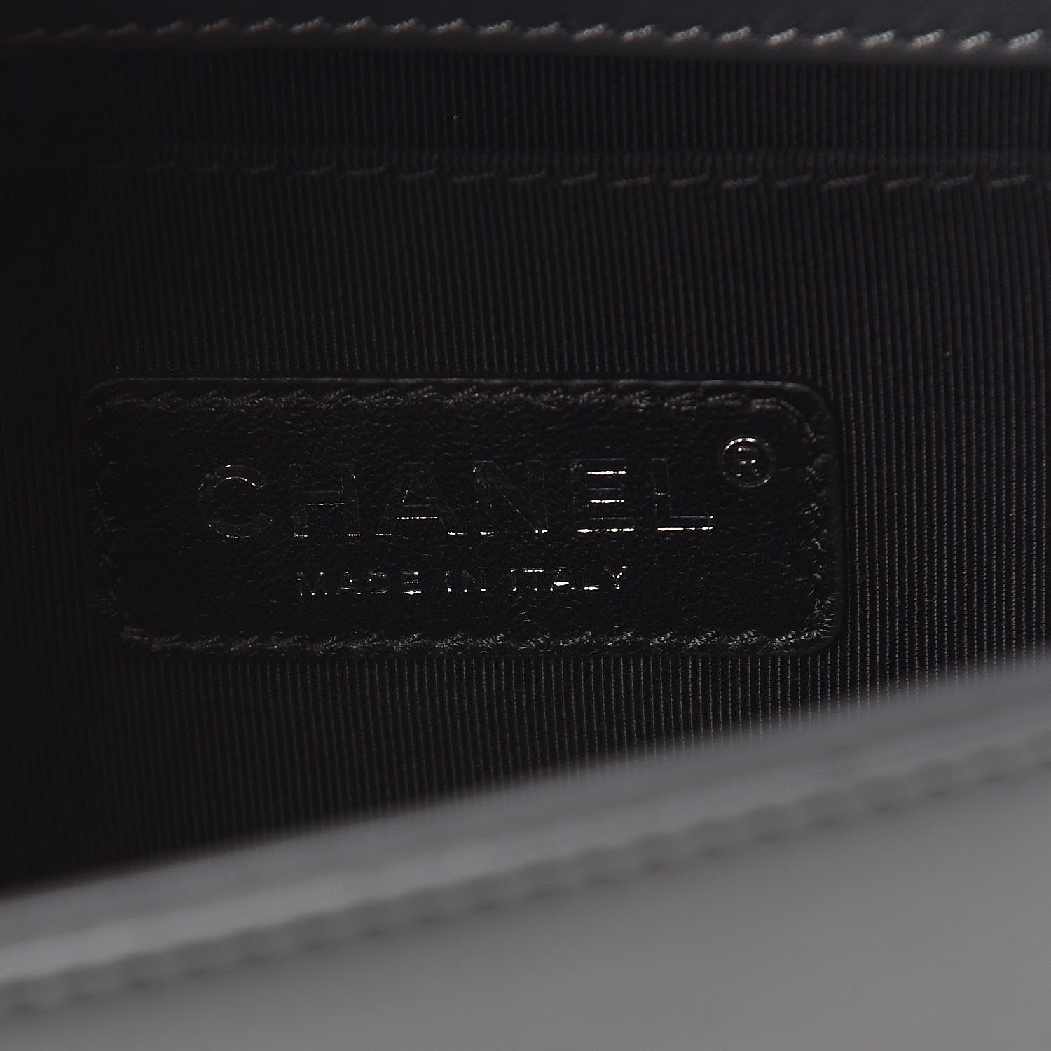 Chanel Tweed Calfskin Small Boy Flap Grey 6 of 12