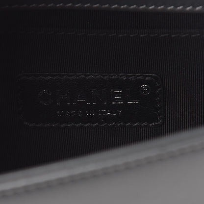 Chanel Tweed Calfskin Small Boy Flap Grey 6 of 12