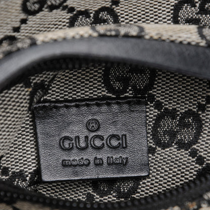 Gucci GG Monogram Web Double Pocket Belt Bag Navy 6 of 7