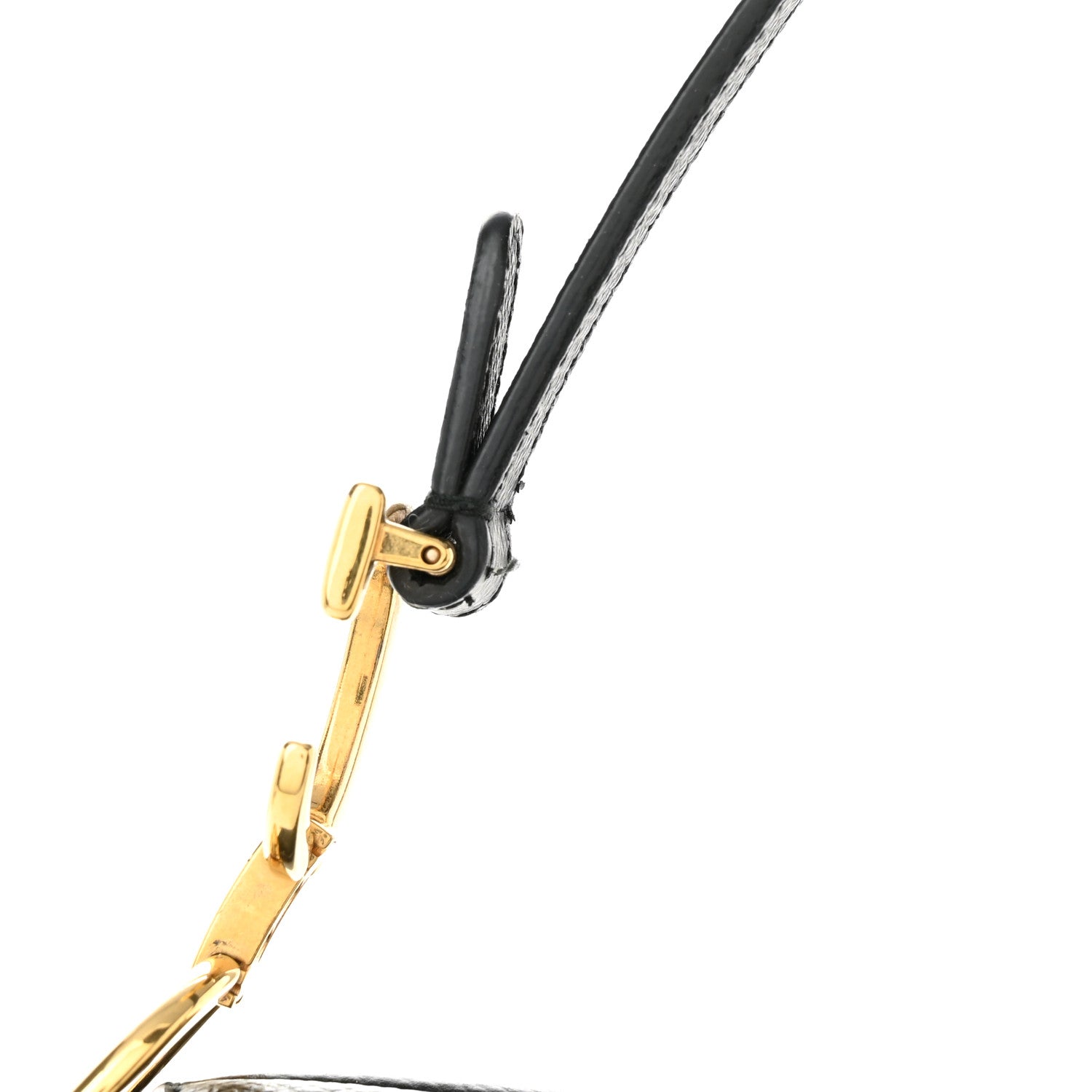 Christian Dior Grained Calfskin Mini Saddle Bag Black 11 of 11