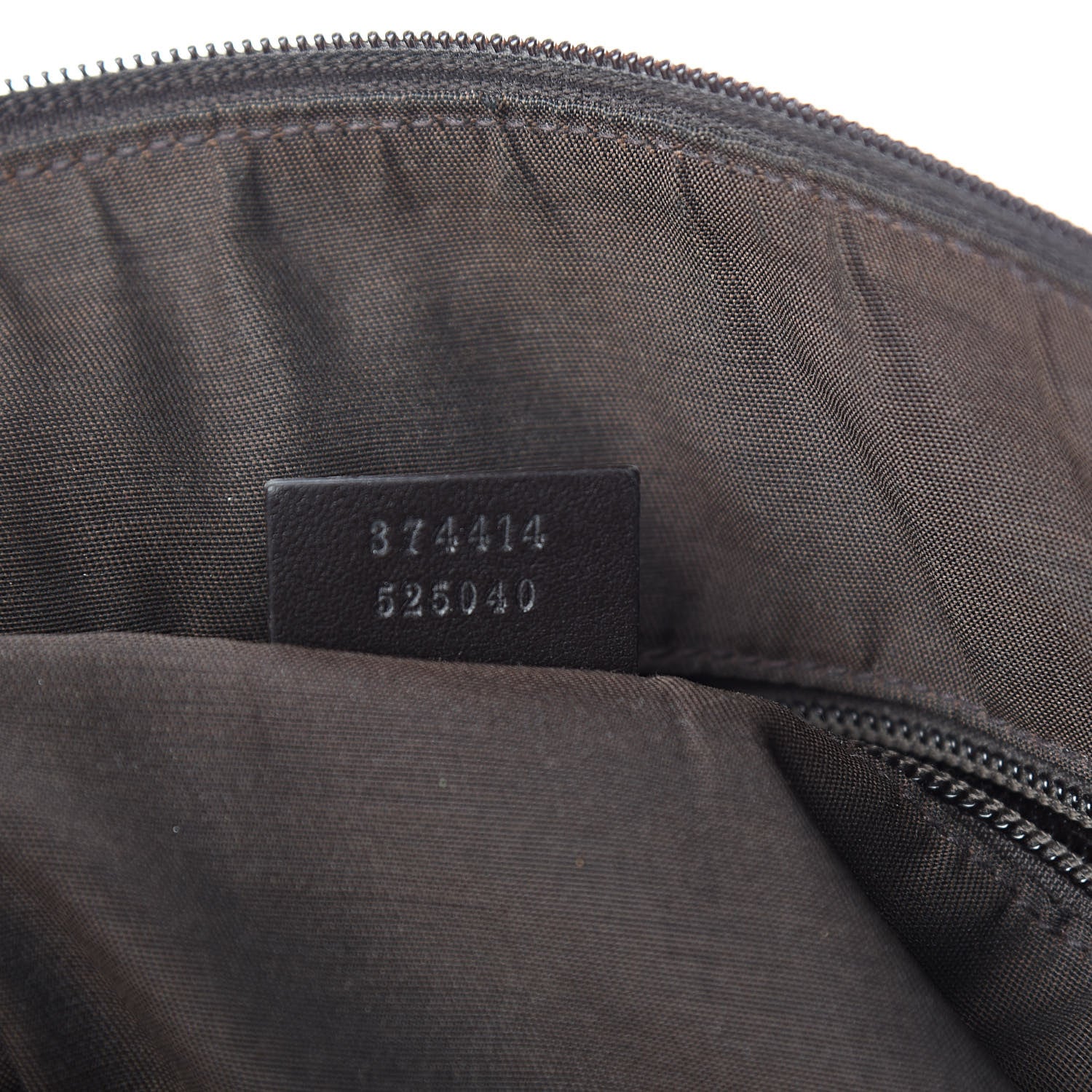 Gucci Guccissima Crossbody Messenger Bag Dark Brown 7 of 13