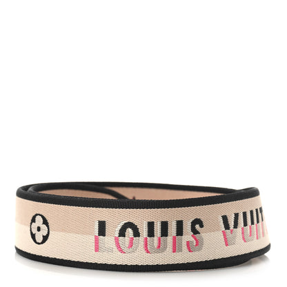 Louis Vuitton Jacquard Speedy Bandouliere 20 Shoulder Strap Black 2 of 3