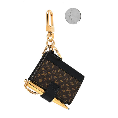 Louis Vuitton Monogram Book Ring Holder Black 2 of 7
