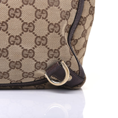 Gucci Monogram Large Abbey Tote Dark Brown 17 of 21