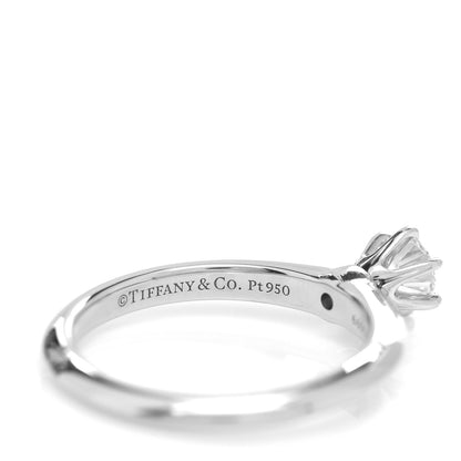 Tiffany Platinum Diamond .24ct Solitaire Engagement Ring 47 4 5 of 5