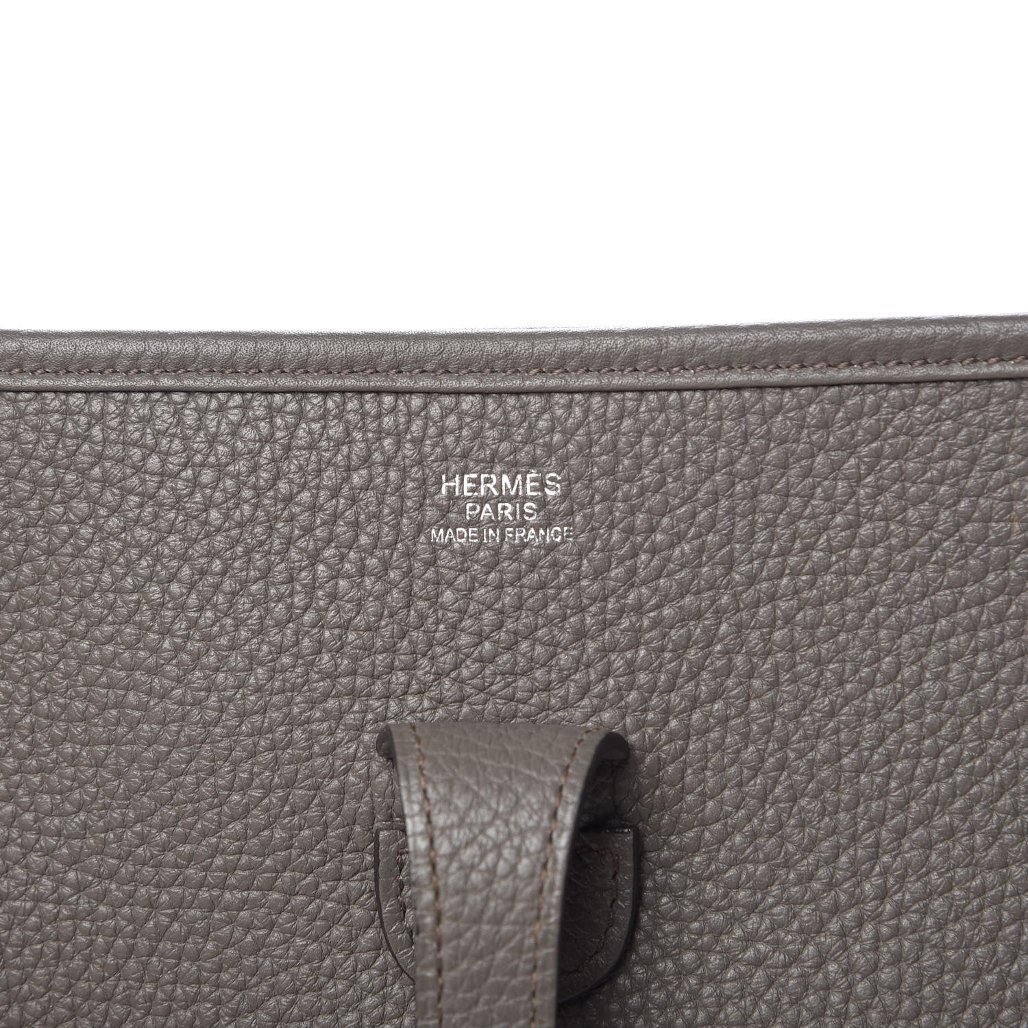 Hermes Taurillon Clemence Evelyne III PM Etain 6 of 10