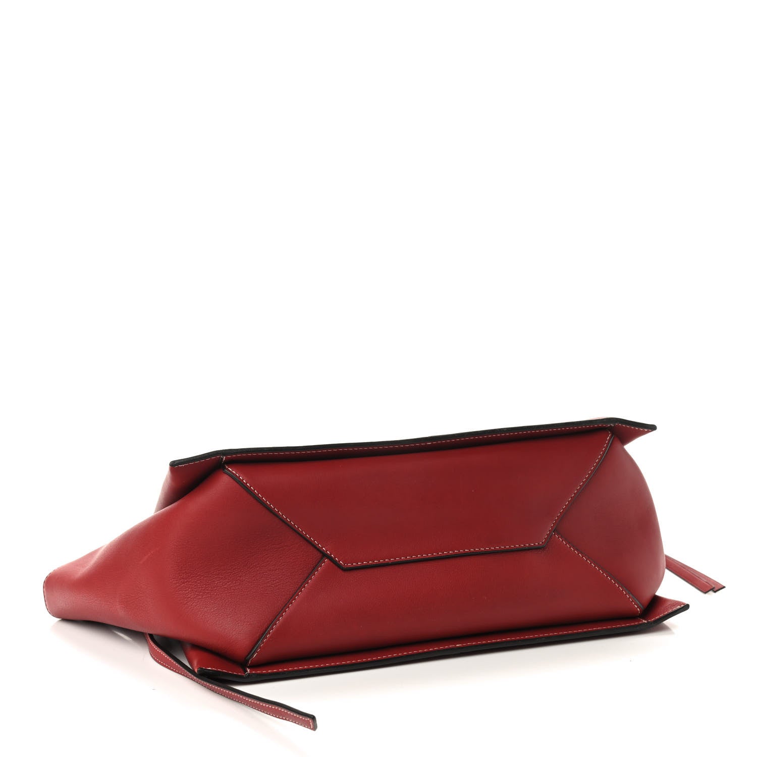 Celine Smooth Calfskin Small Tri-Fold Bag Red 4 of 12