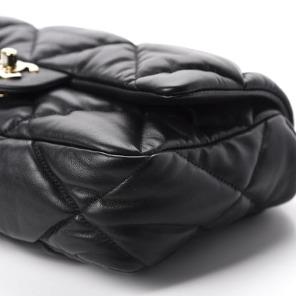Chanel Lambskin Quilted Flap Black 7 of 10