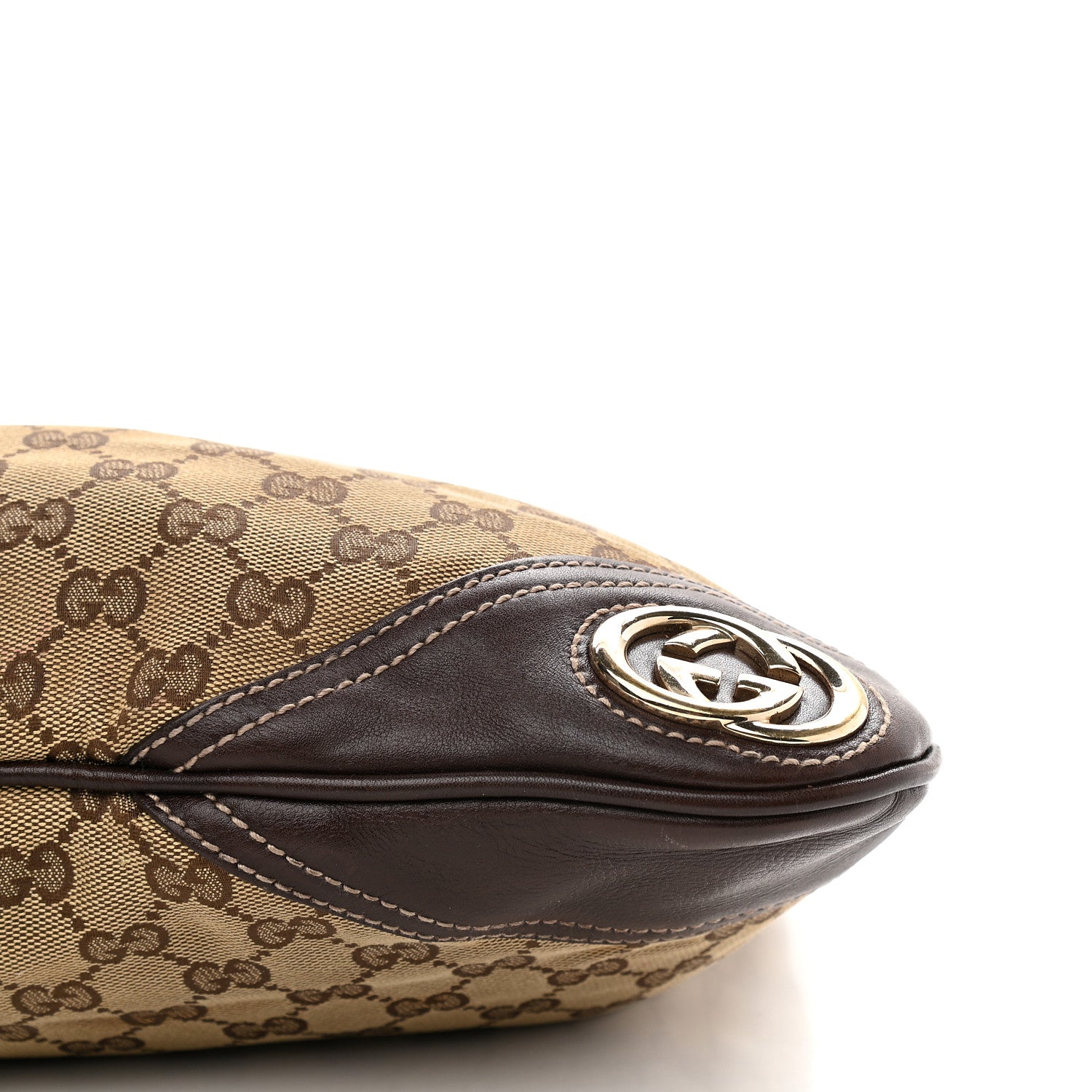 Gucci Monogram Medium New Britt Hobo Dark Brown 10 of 10