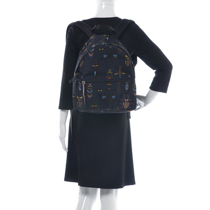 Fendi Nylon Super Bugs Backpack Navy 7 of 7