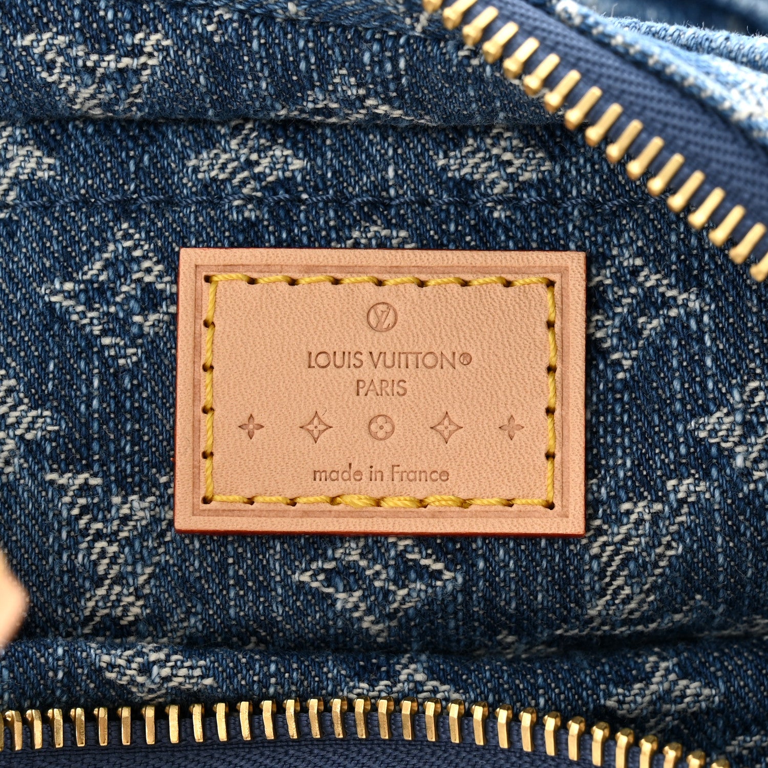 Louis Vuitton Monogram Denim Croissant MM Blue 7 of 11