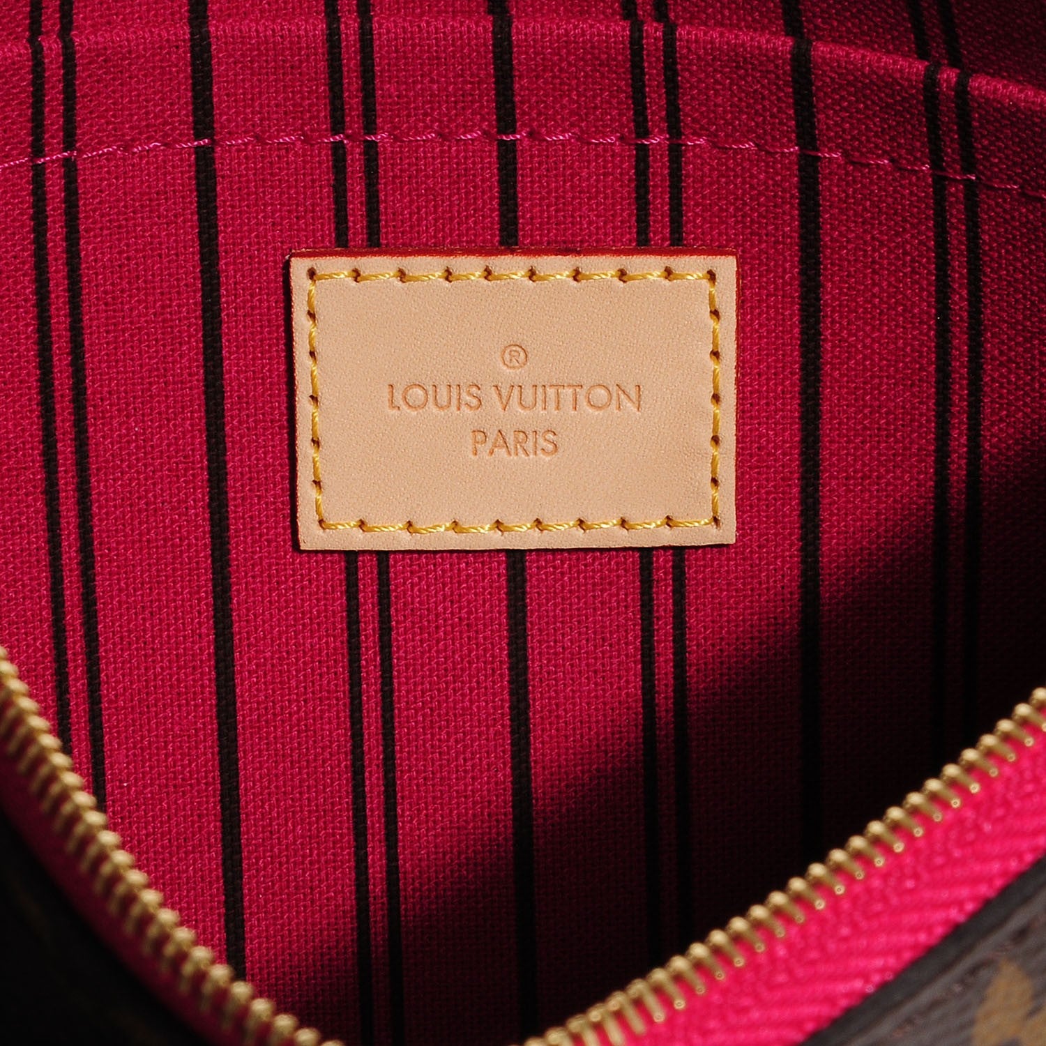 Louis Vuitton Monogram Neverfull MM GM Pochette Pivoine 5 of 8