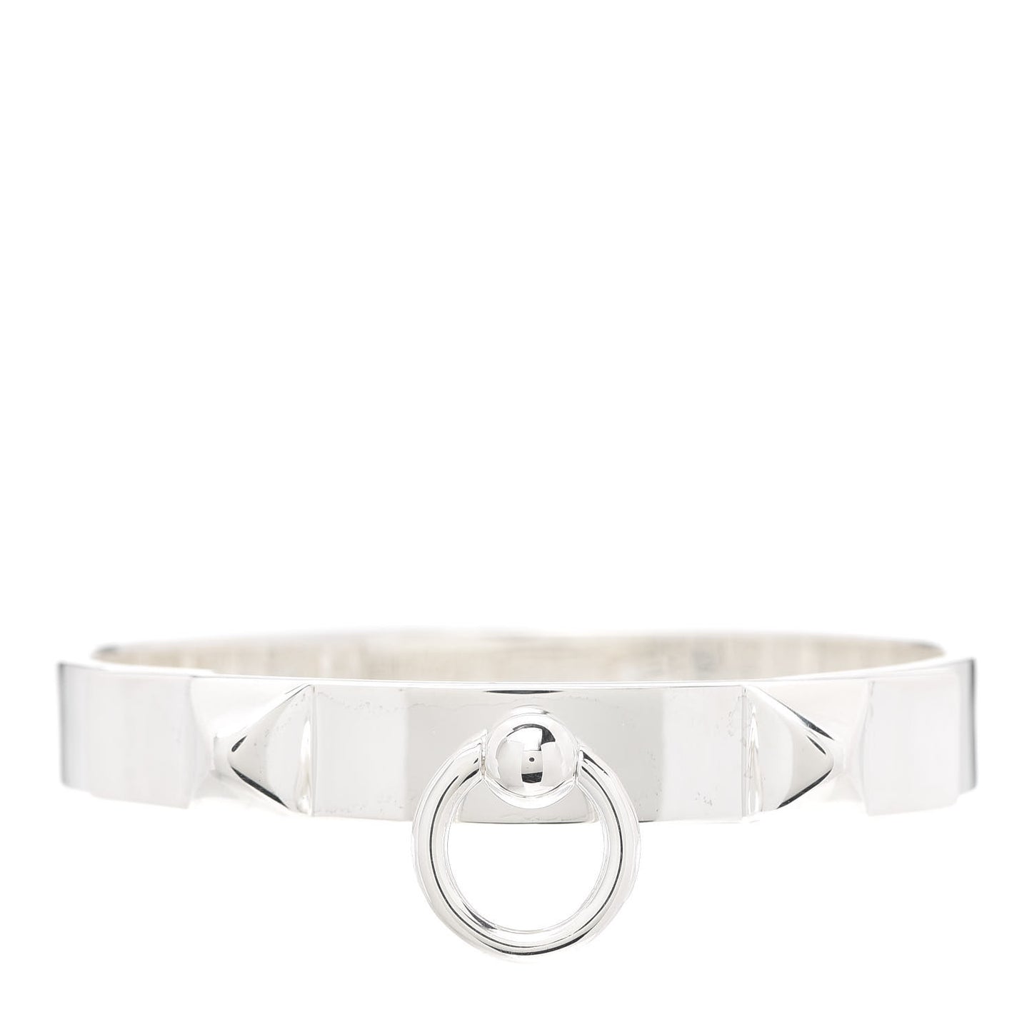 Sterling Silver PM Collier De Chien Bracelet ST