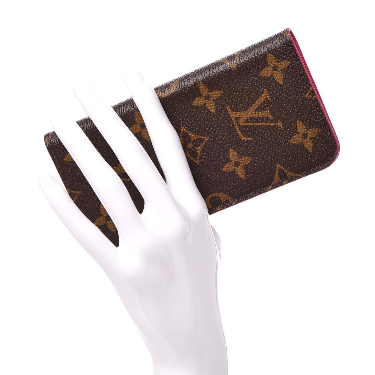 Monogram iPhone X Folio Case Rose Pop