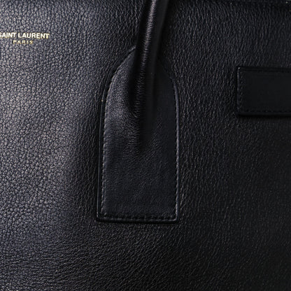 Saint Laurent Calfskin Large Sac De Jour Carryall Black 12 of 21